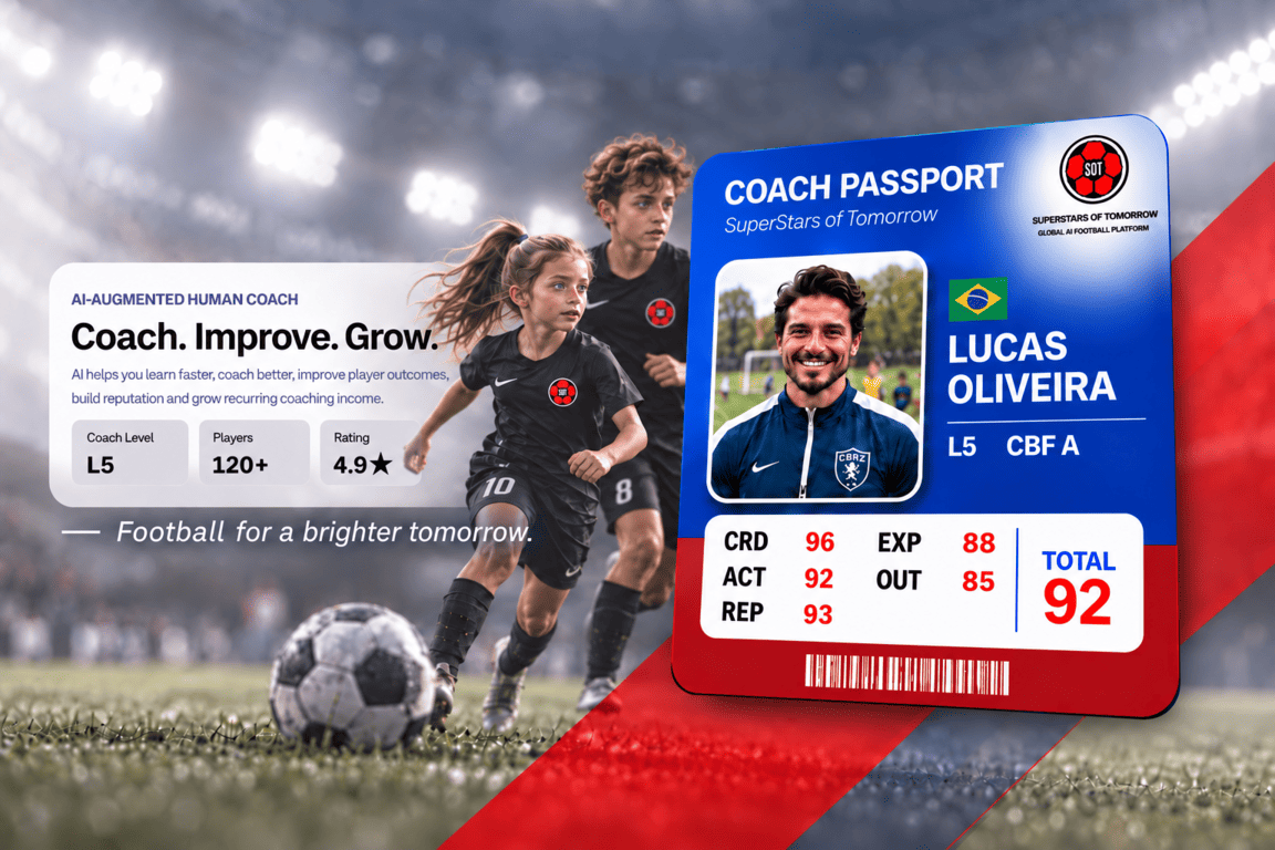 SuperStars of Tomorrow AI-Augmented Human Coach and Coach Passport